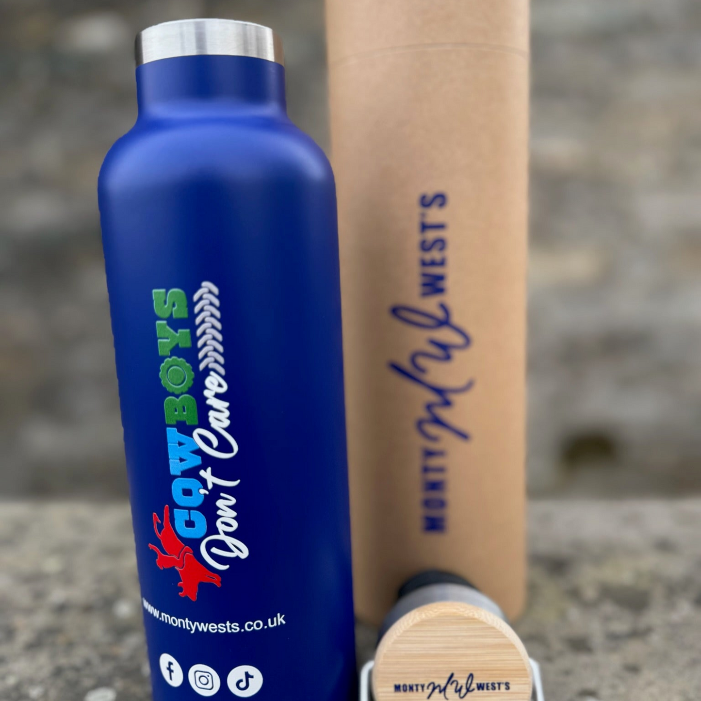 Cowboy Stainless Steel Flask