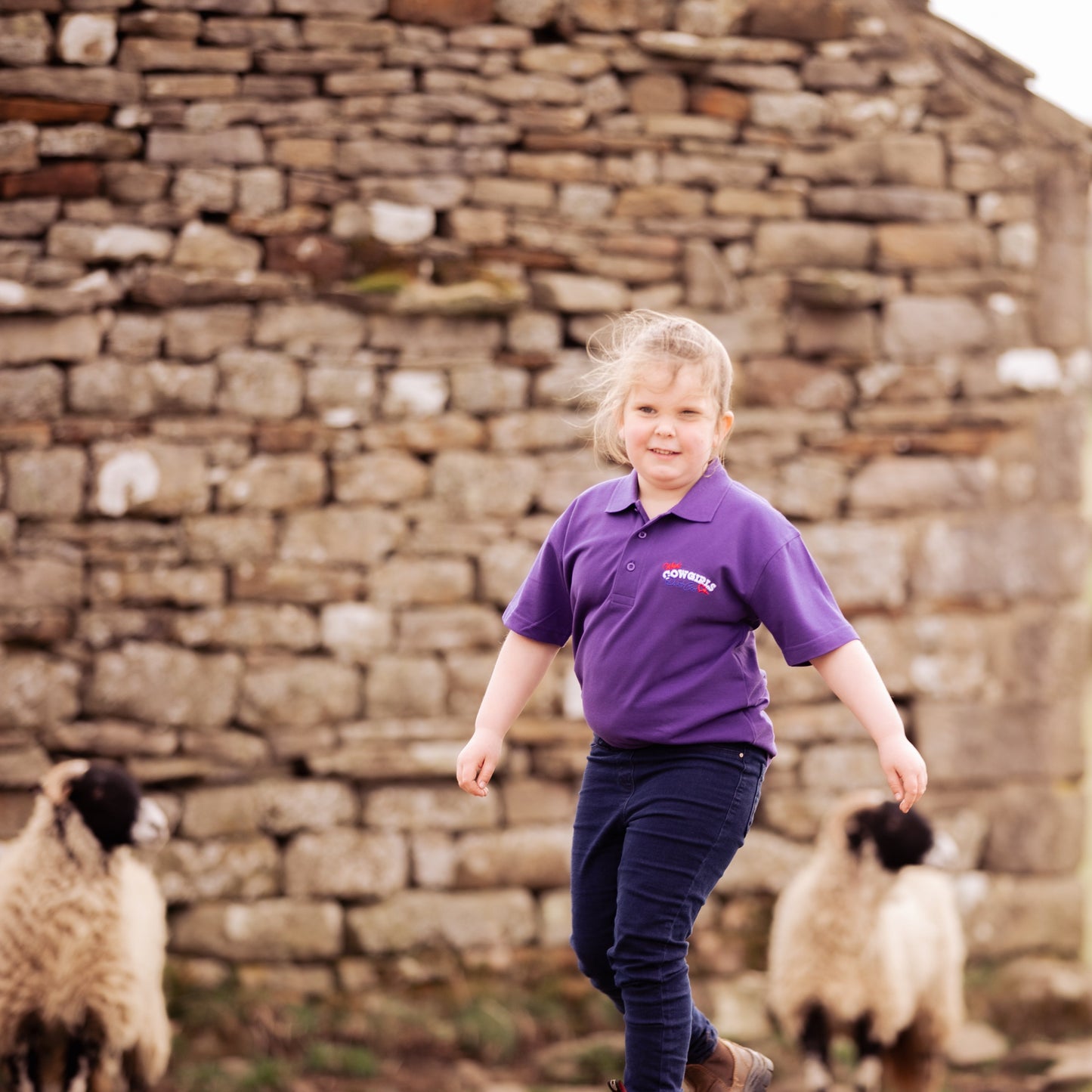 Girls Farming is Life Polo Shirt