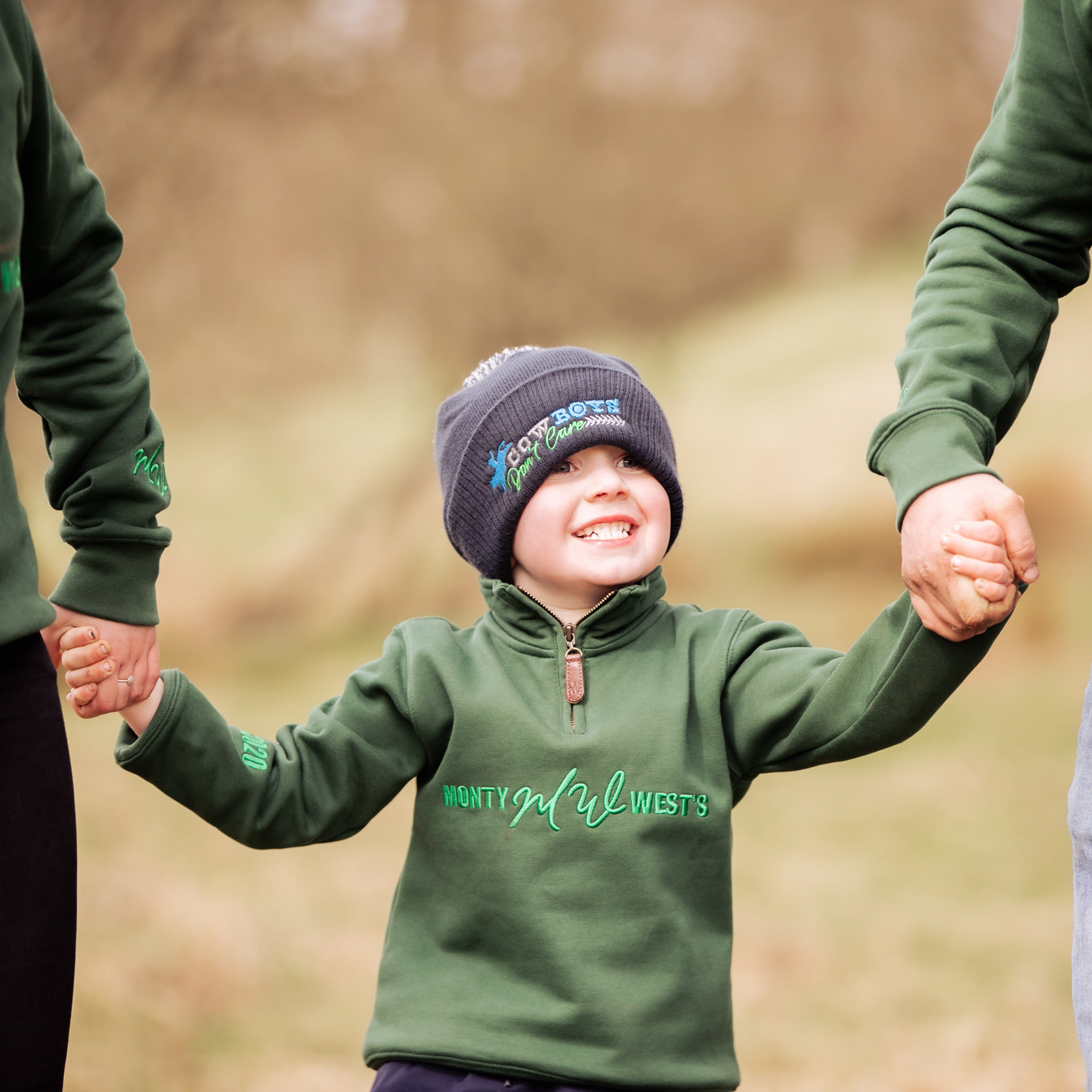 The Mini Baldersdale - Children's Unisex Quarter Zip Sweatshirt