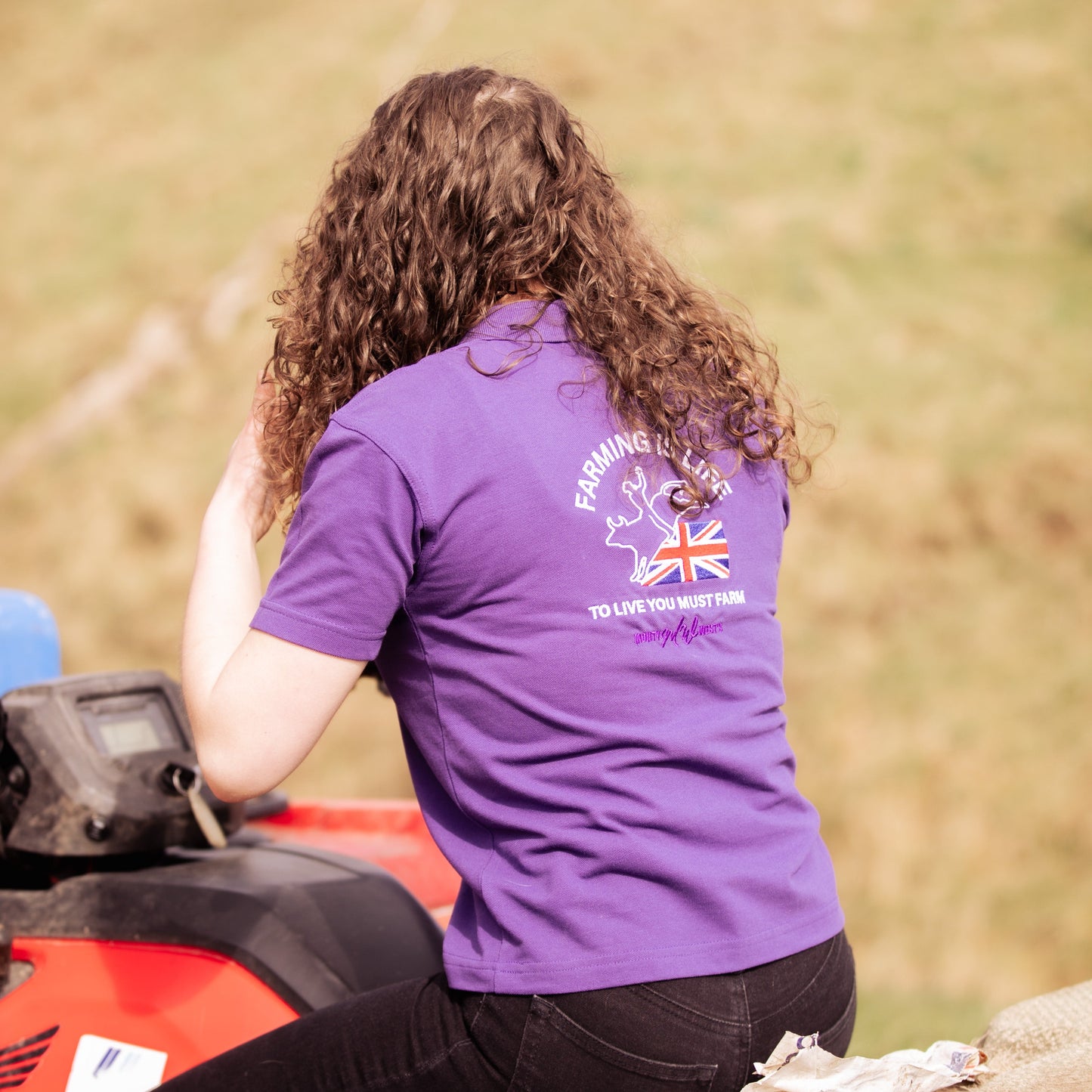 Women's Farming is Life Polo Shirt