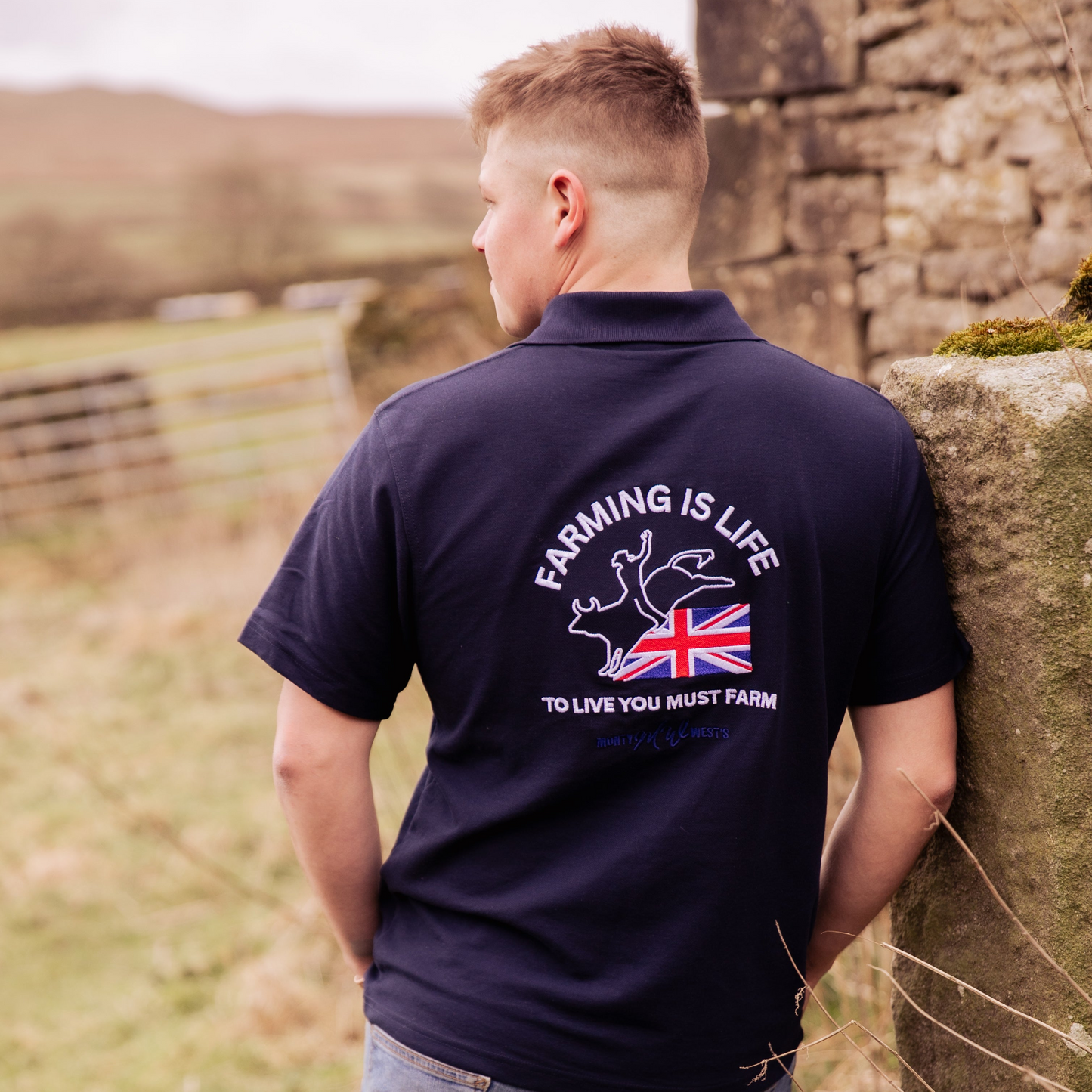 Men's Farming is Life Polo Shirt