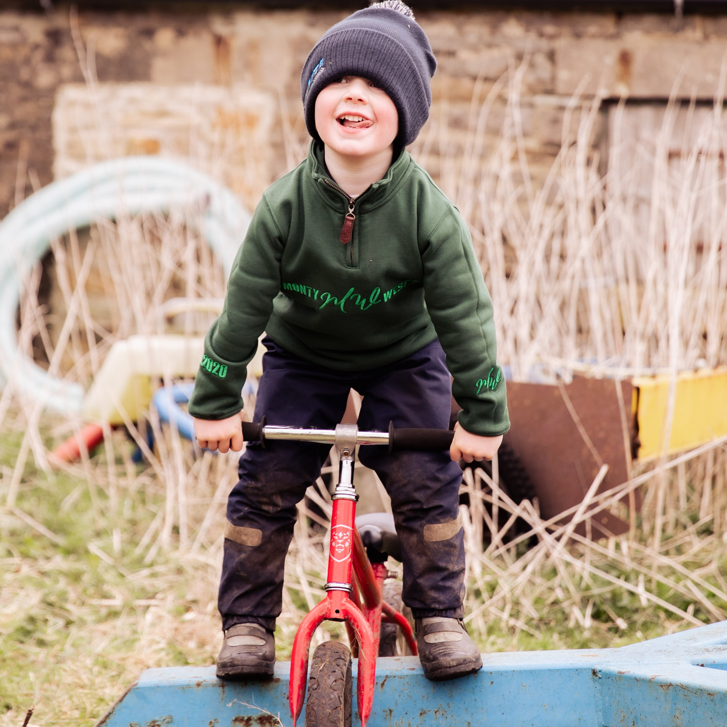 The Mini Baldersdale - Children's Unisex Quarter Zip Sweatshirt