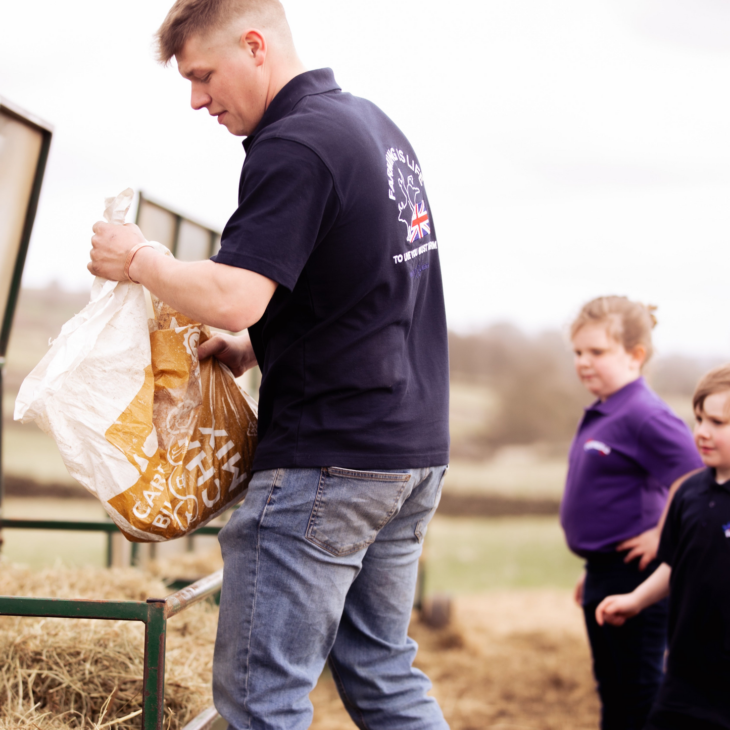 Men's Farming is Life Polo Shirt