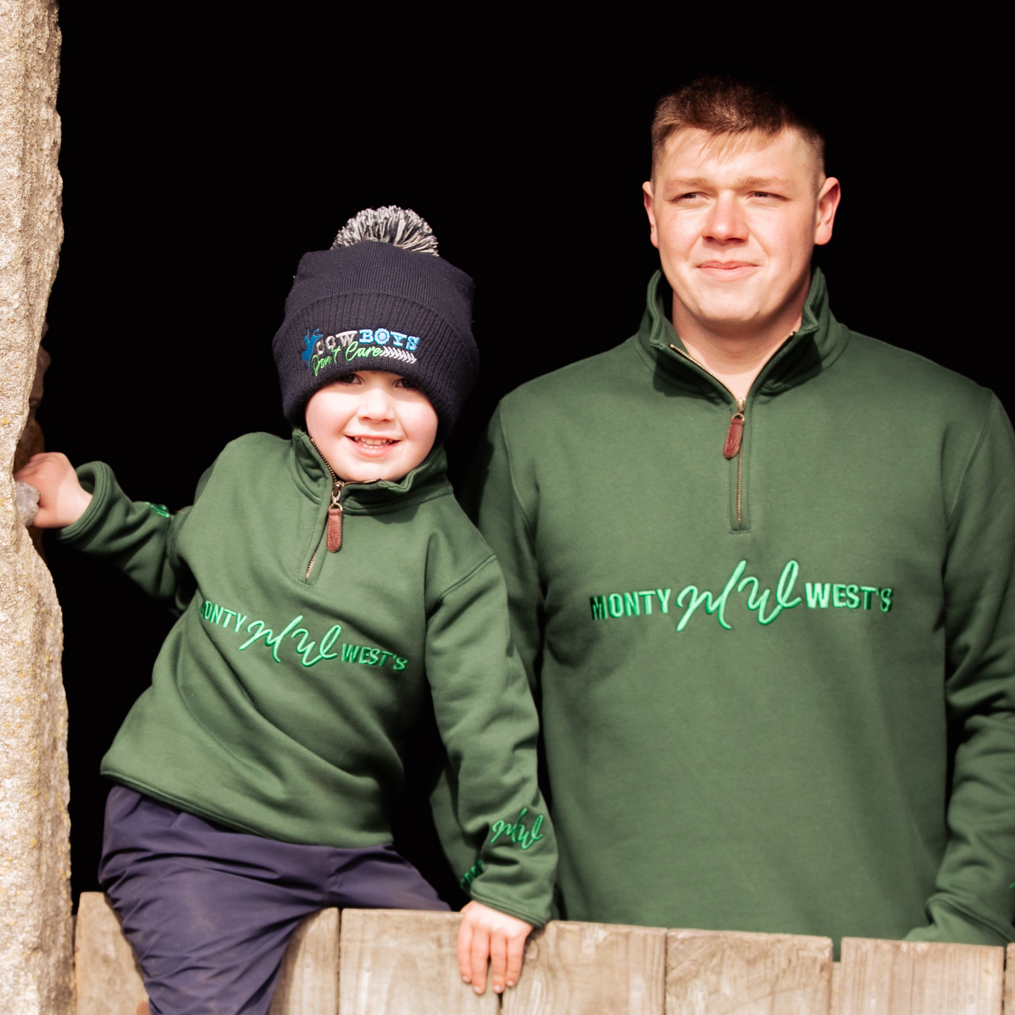 The Mini Baldersdale - Children's Unisex Quarter Zip Sweatshirt