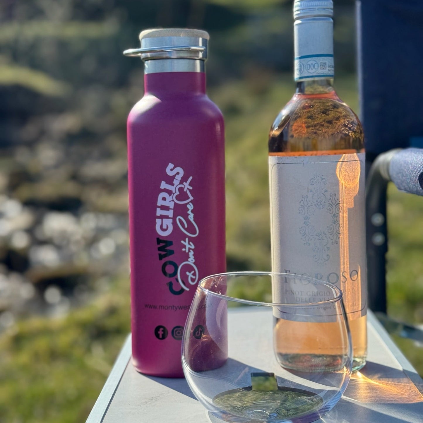 Cowgirl Stainless Steel Flask