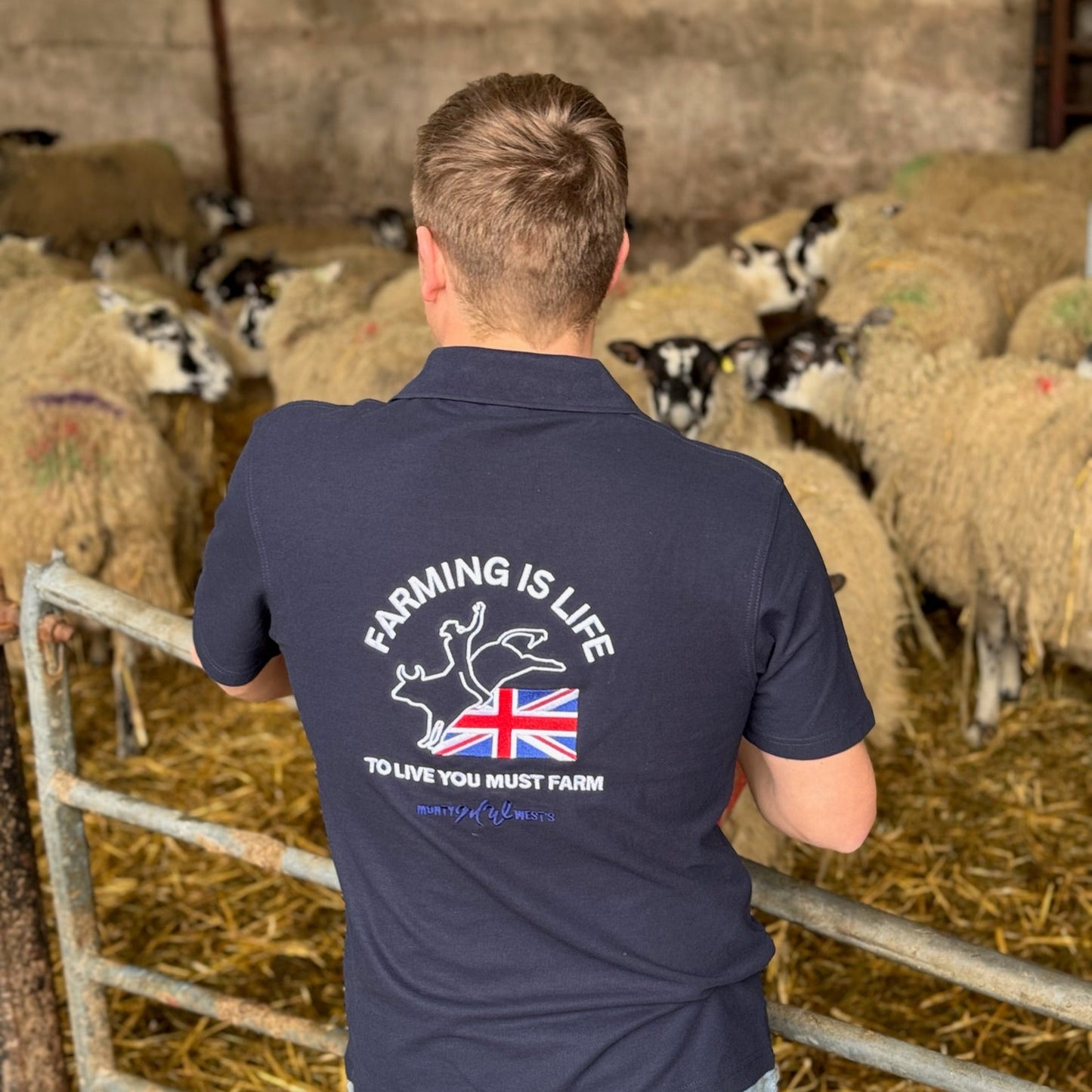 Men's Farming is Life Polo Shirt