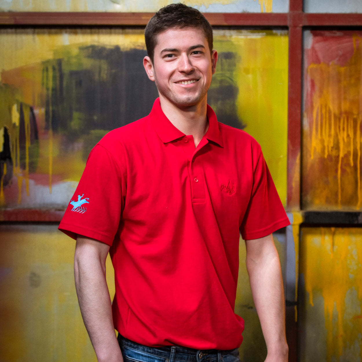 Men's Embroidered Polo Shirt