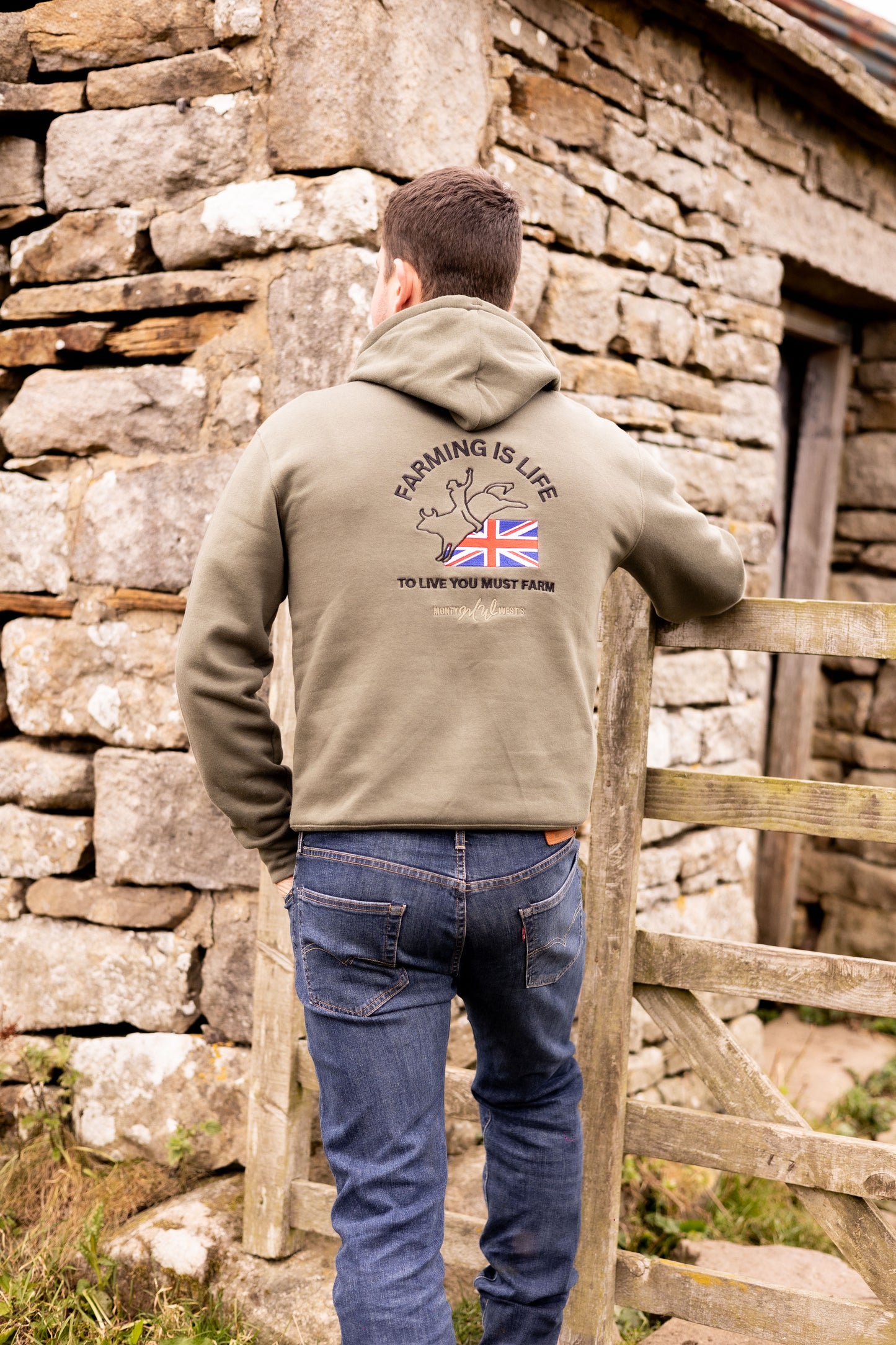 Farming is Life Mens Hoodie
