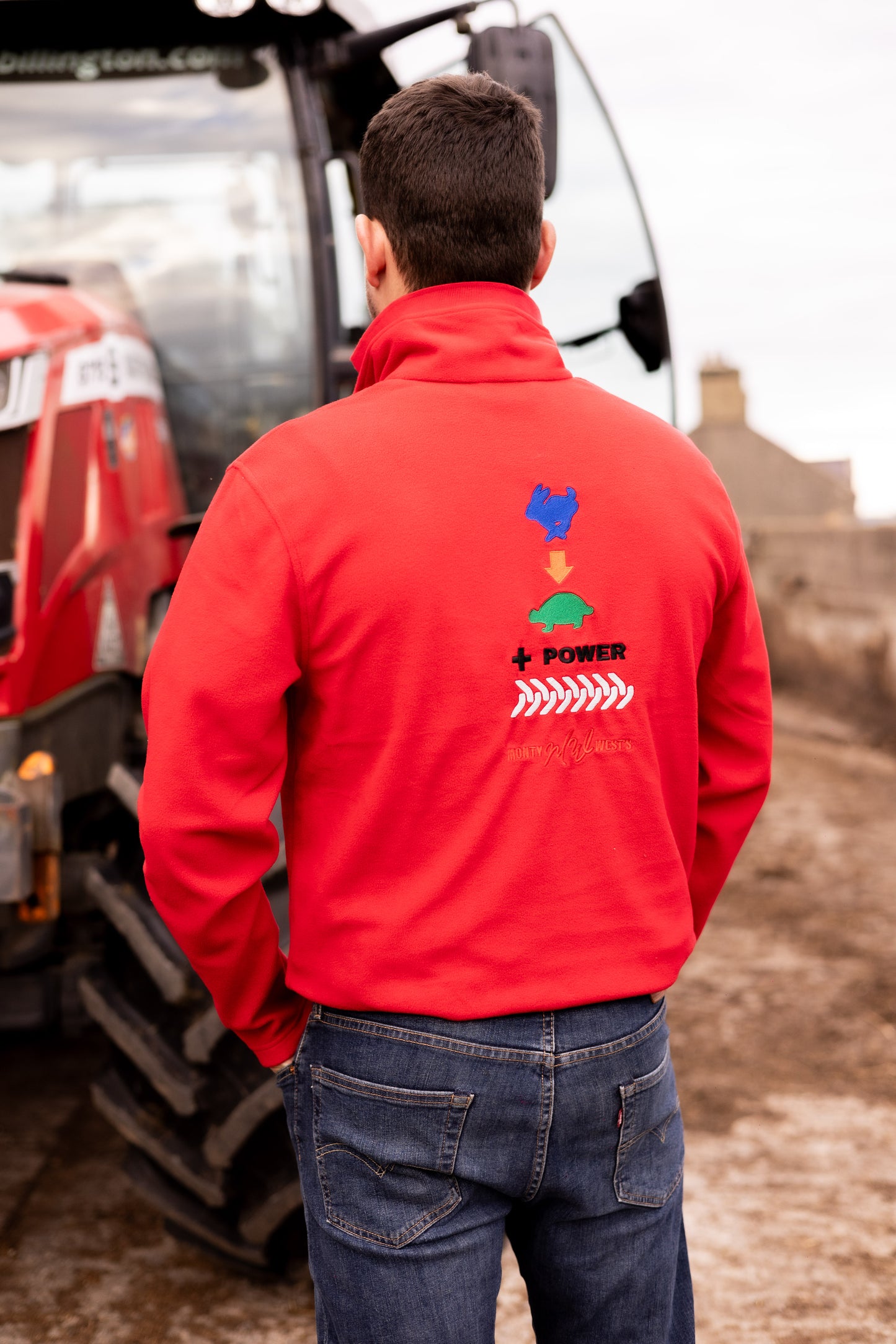 Hare to Tortoise - Mens - Quarter Zip Fleece