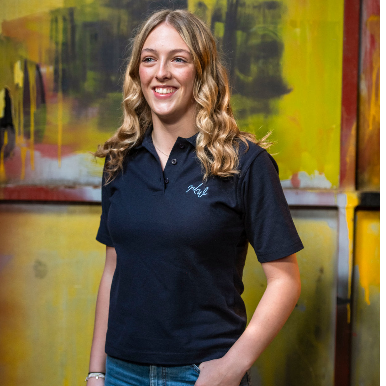Women's Embroidered Polo Shirt
