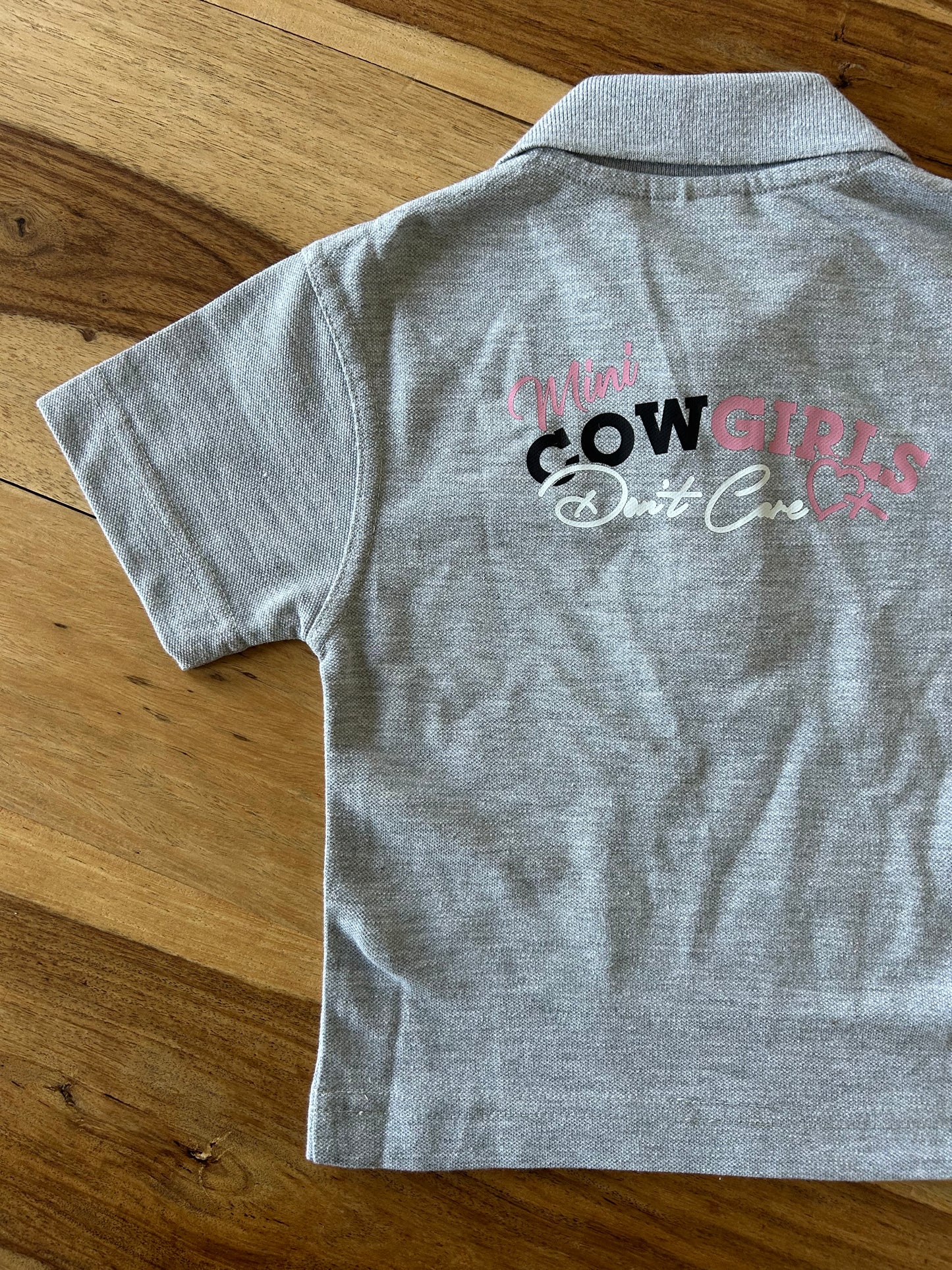 Mini Cowgirl Printed Polo Shirt