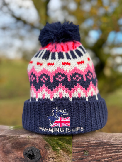 Old Skool Pom Pom Hat