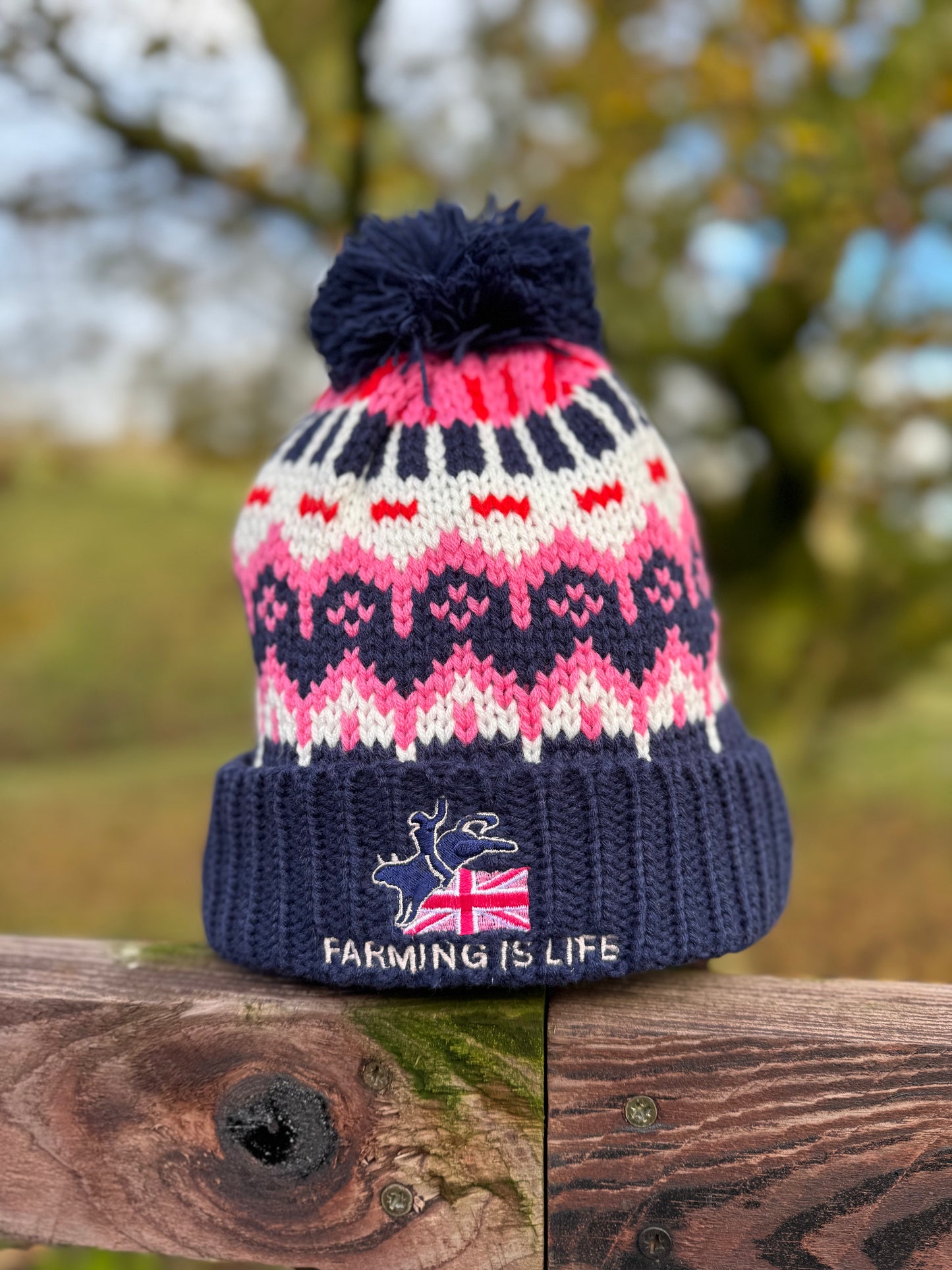 Old Skool Pom Pom Hat