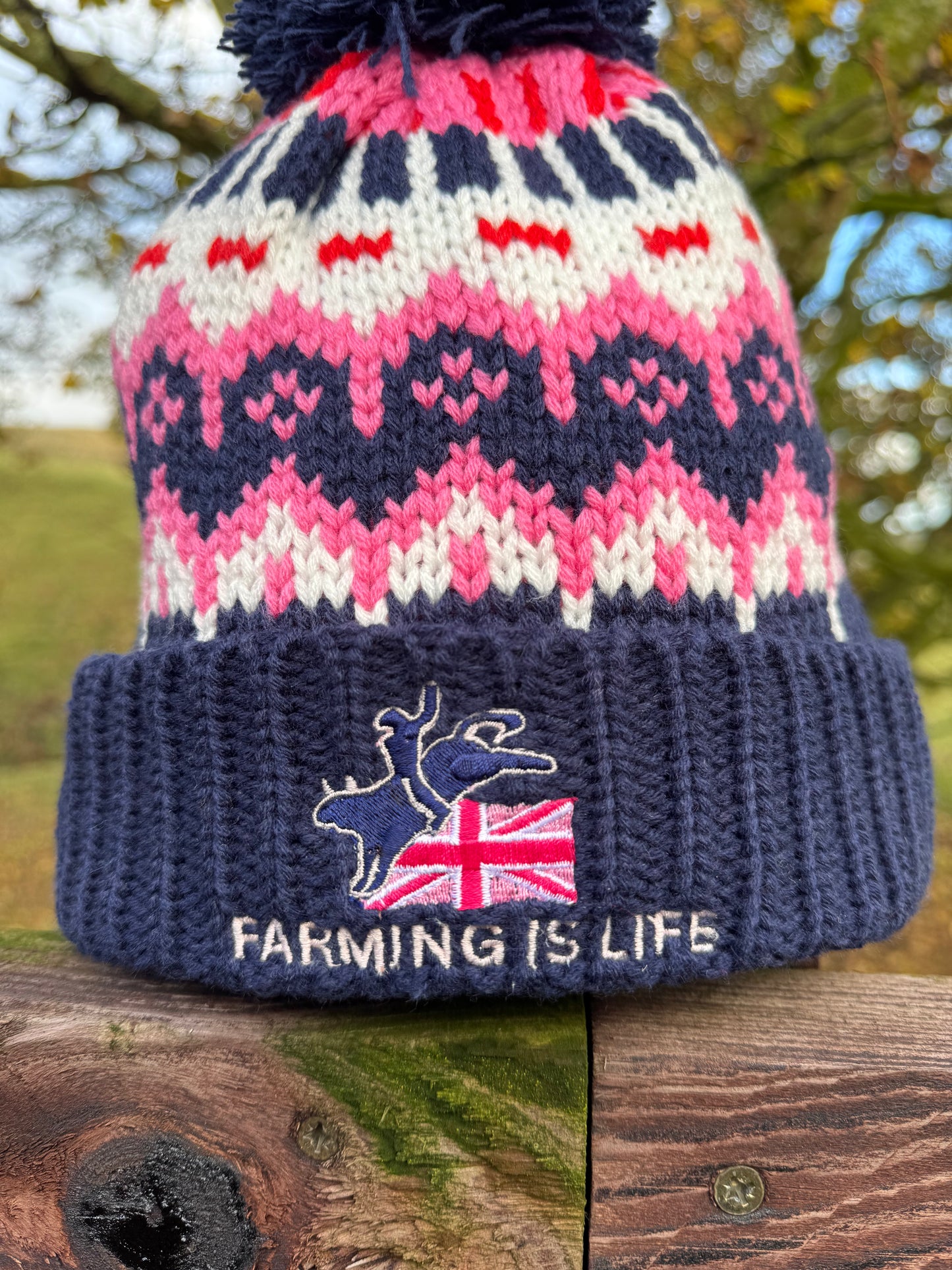 Old Skool Pom Pom Hat