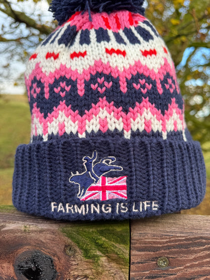 Old Skool Pom Pom Hat