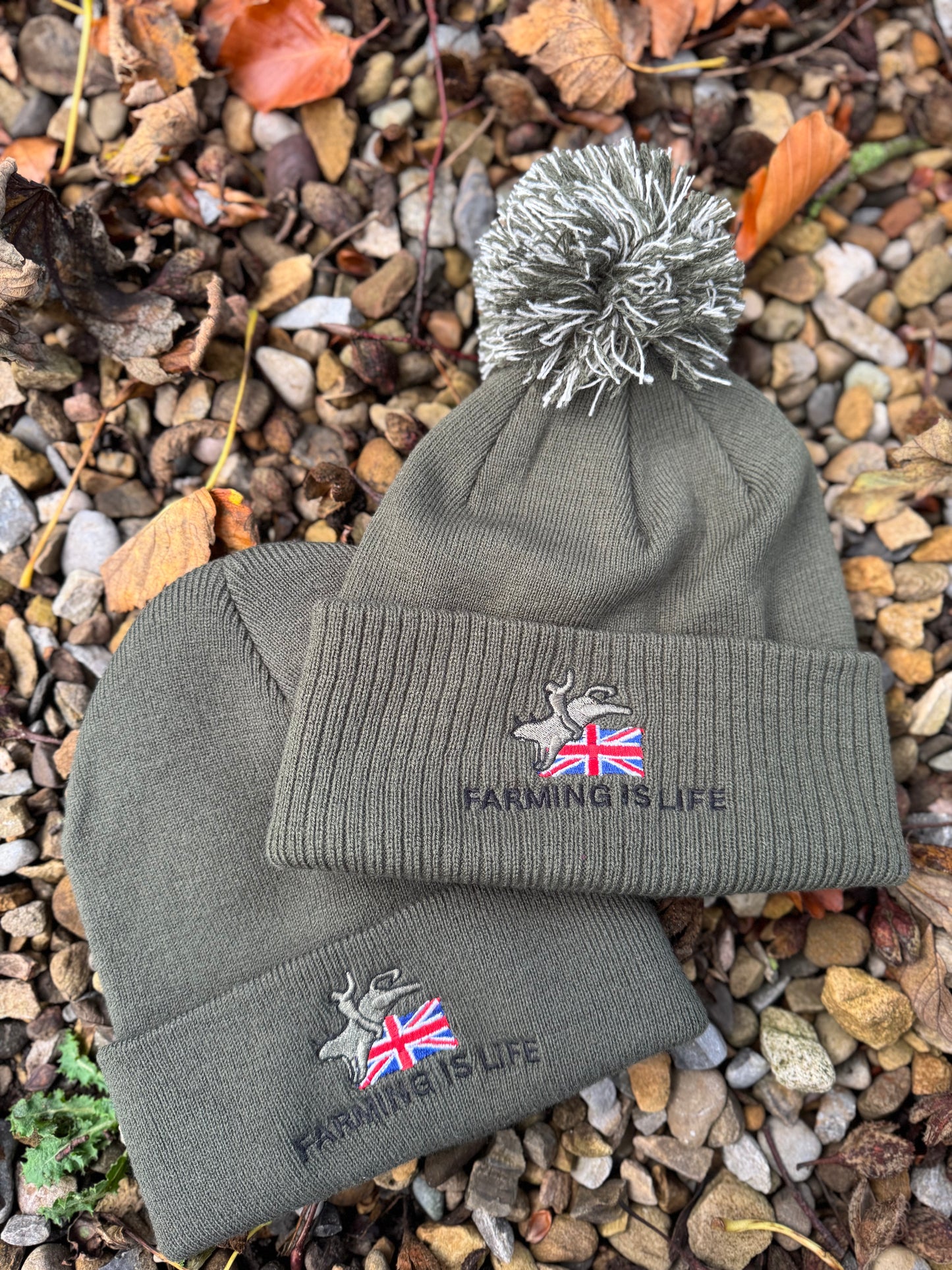 Farming is Life Pom Pom Hat