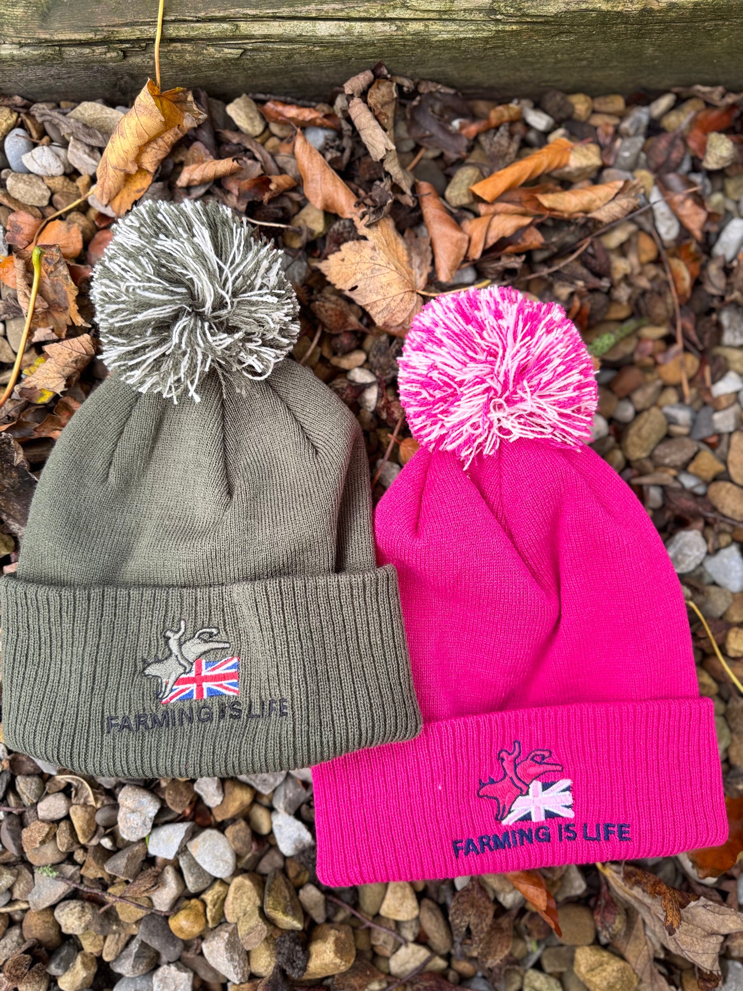 Farming is Life Pom Pom Hat