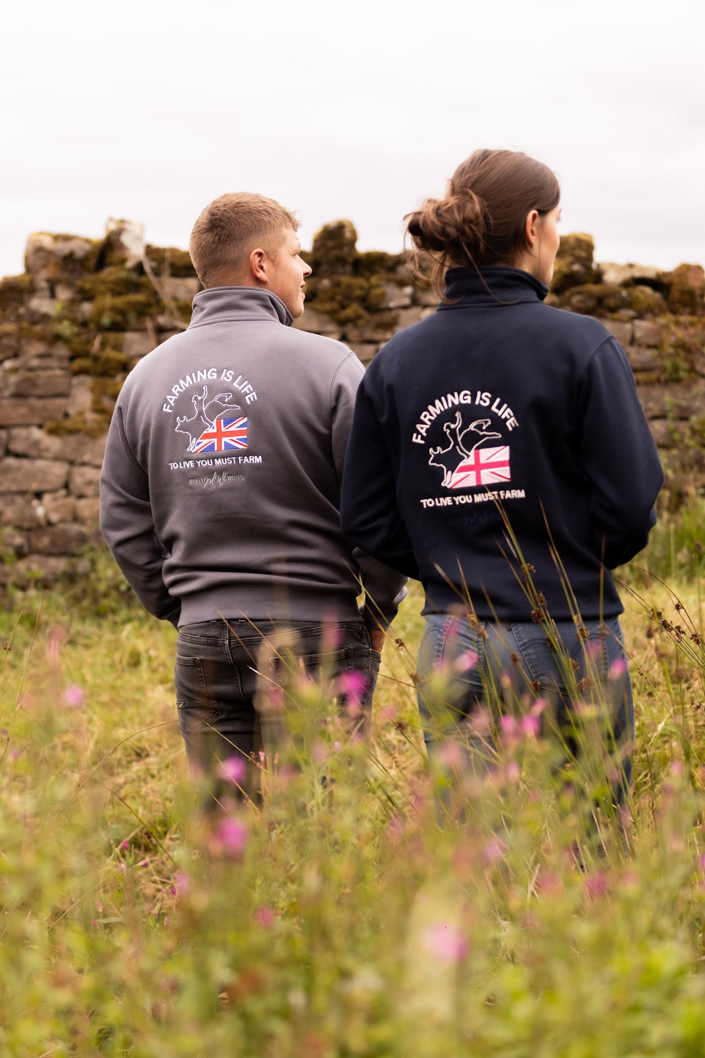 Farming is Life Mens Quarter Zip