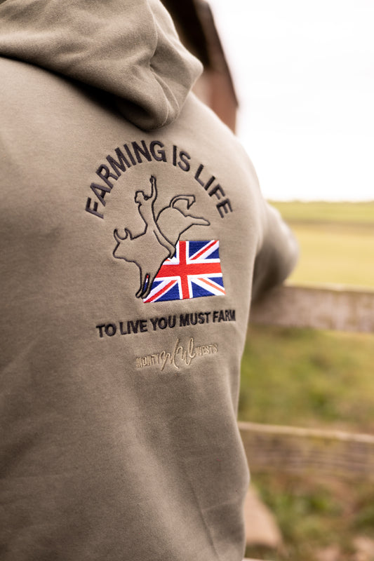 Farming is Life Mens Hoodie