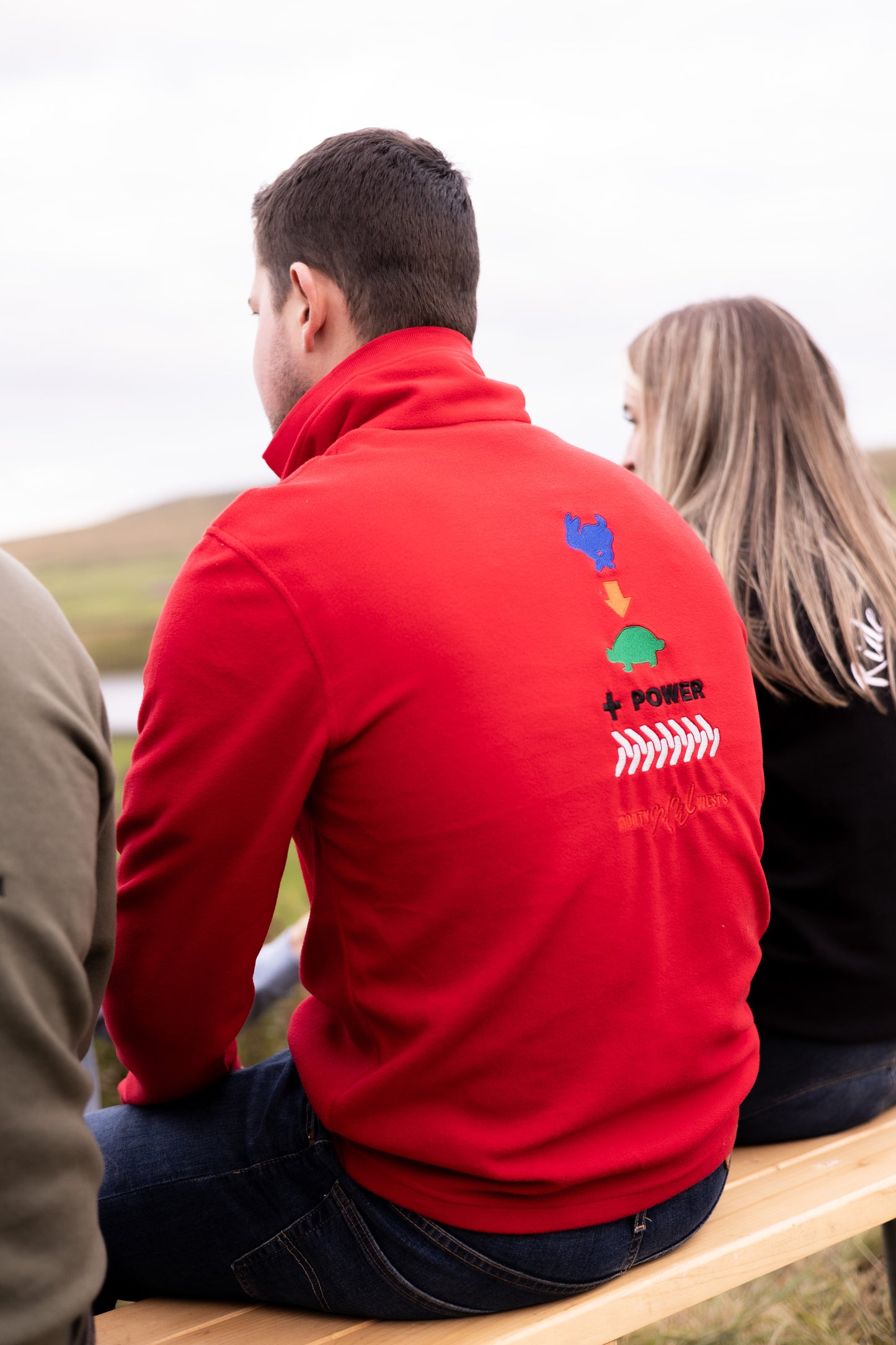 Hare to Tortoise - Mens - Quarter Zip Fleece